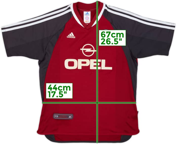 2001-02 Bayern Munich Home Shirt - 8/10 - (Y)