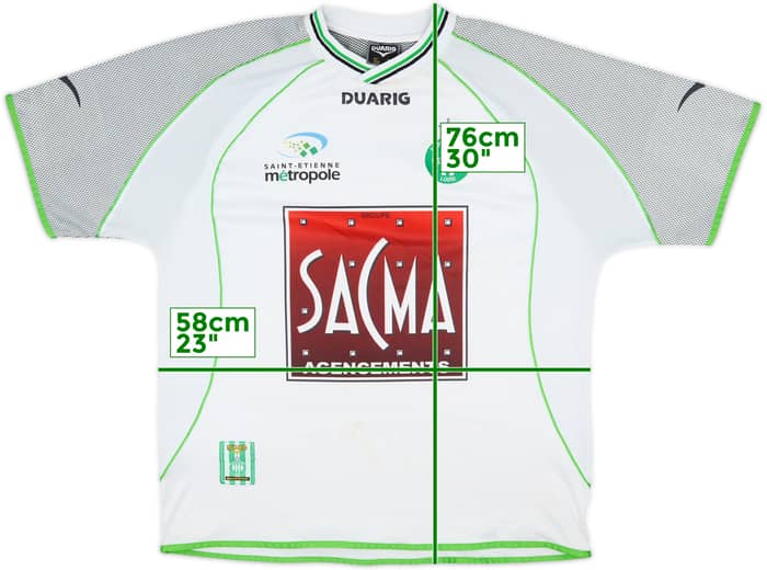 2003-04 Saint Etienne Away Shirt - 7/10 - (XL)