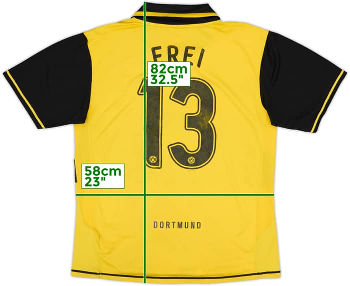 2007-08 Borussia Dortmund Home Shirt Frei #13 - 6/10 - (XL)