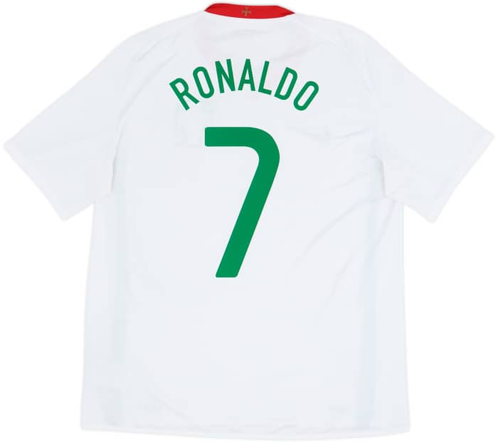 2008-10 Portugal Away Shirt Ronaldo #7 - 8/10 - (L)