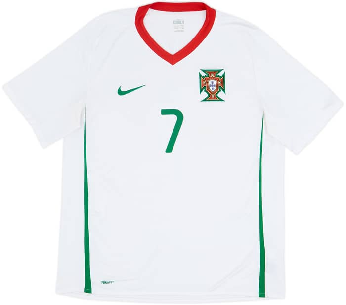 2008-10 Portugal Away Shirt Ronaldo #7 - 8/10 - (L)