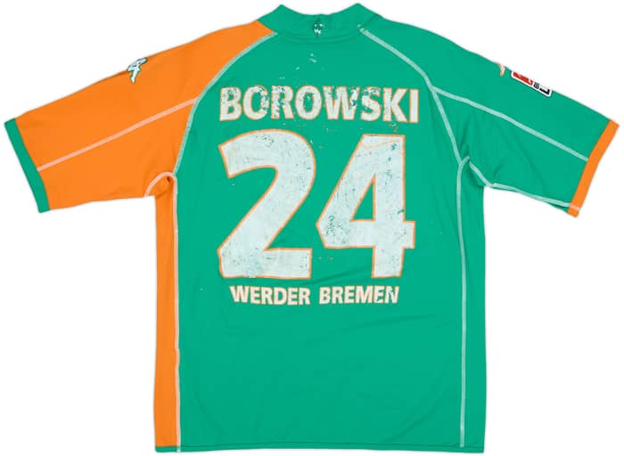 2005-06 Werder Bremen Home Shirt Borowski #24 - 4/10 - (XXL)