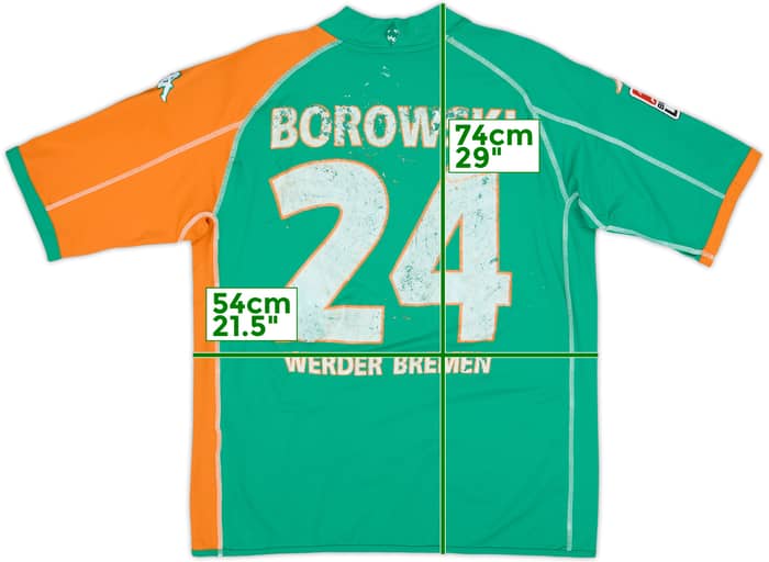 2005-06 Werder Bremen Home Shirt Borowski #24 - 4/10 - (XXL)