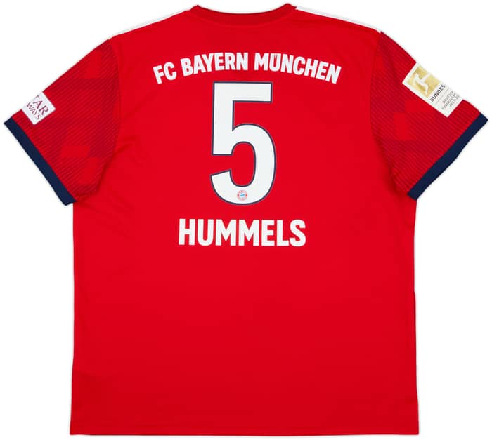 2018-19 Bayern Munich Home Shirt Hummels #5 - 7/10 - (XL)