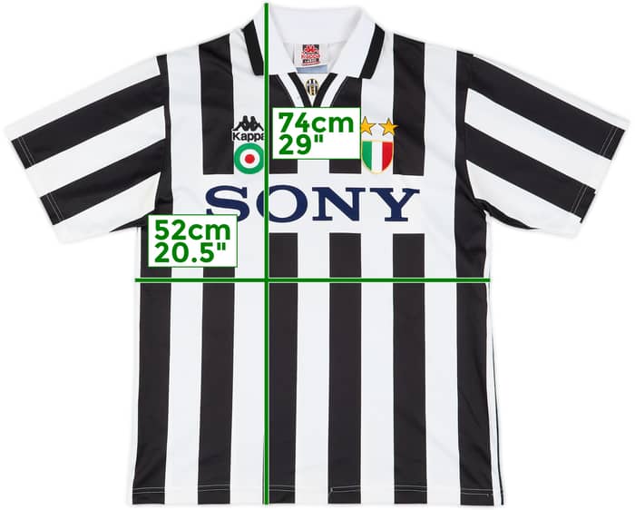 1995-97 Juventus Basic Home Shirt #2 - 6/10 - (L)