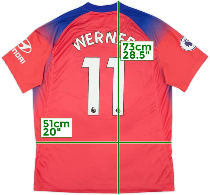 2020-21 Chelsea Third Shirt Werner #11 - 5/10 - (L)
