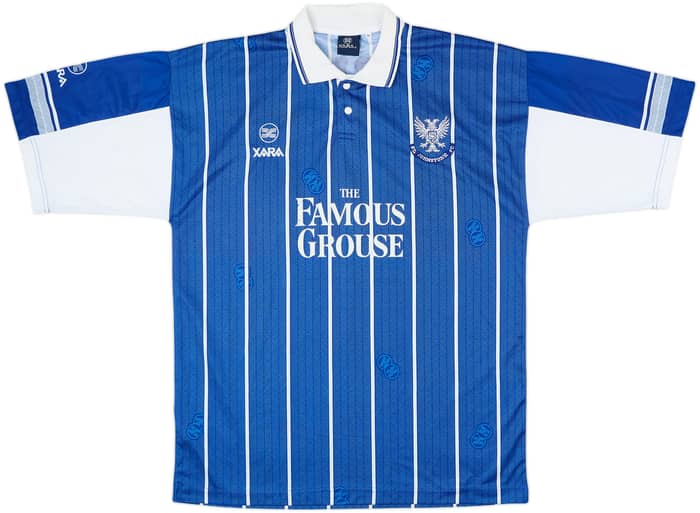 1997-98 St Johnstone Home Shirt Merlini #18 - 7/10 - (XL)
