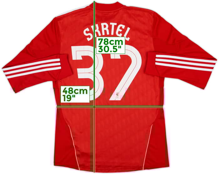 2010-12 Liverpool Home Shirt Skrtel #37 - 5/10 - (M)