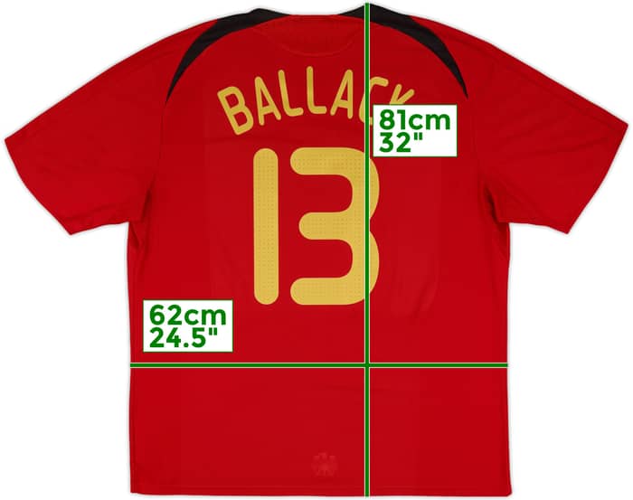 2008-09 Germany Away Shirt Ballack #13 - 6/10 - (XXL)