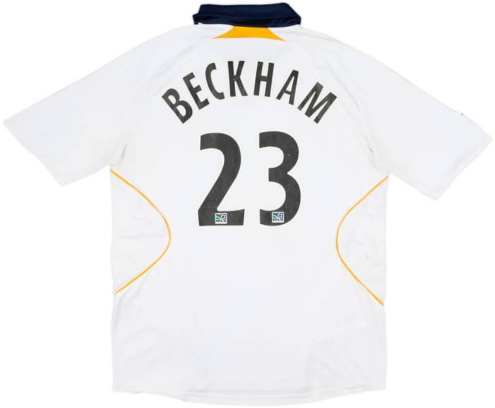 2007-08 LA Galaxy Home Shirt Beckham #23 - 5/10 - (L)