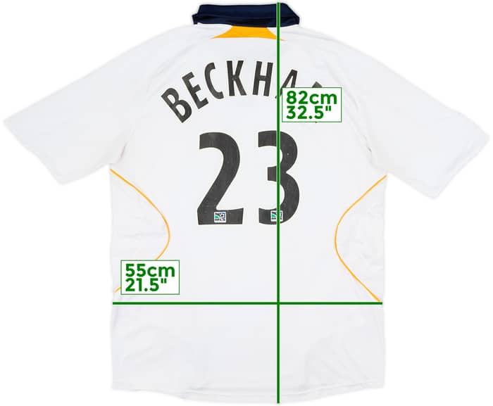 2007-08 LA Galaxy Home Shirt Beckham #23 - 5/10 - (L)