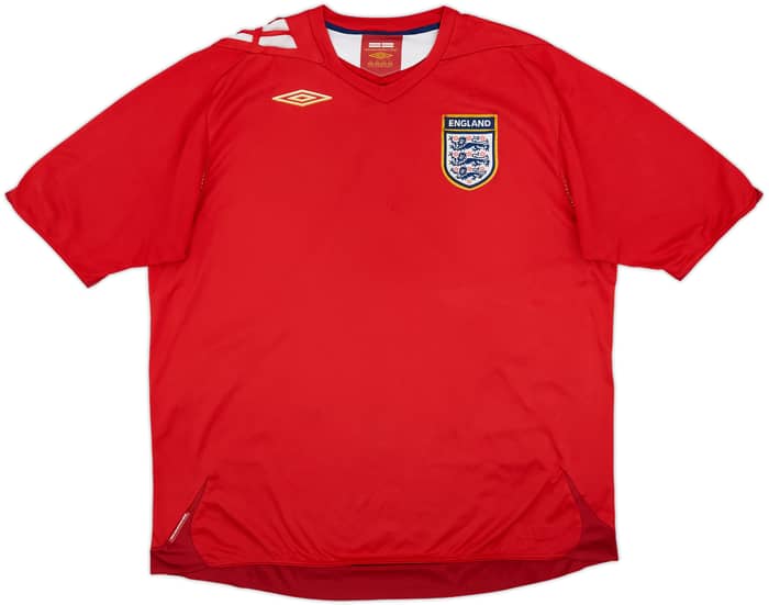 2006-08 England Away Shirt - 5/10 - (XXL)