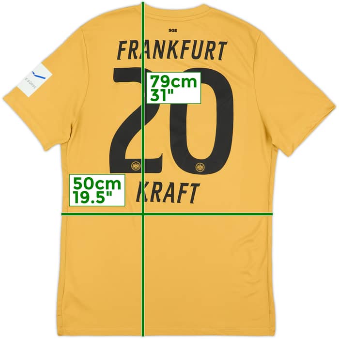 2019-20 Eintracht Frankfurt Third Shirt Kraft #20 - 8/10 - (L)