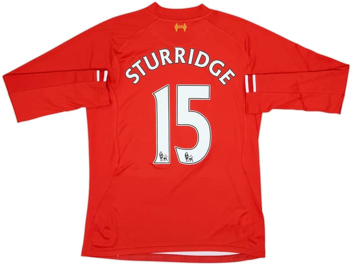 2013-14 Liverpool Home L/S Shirt Sturridge #15 - 6/10 - (M)