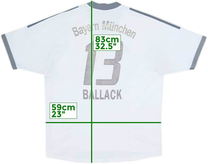 2002-03 Bayern Munich Away Shirt Ballack #13 - 5/10 - (L)