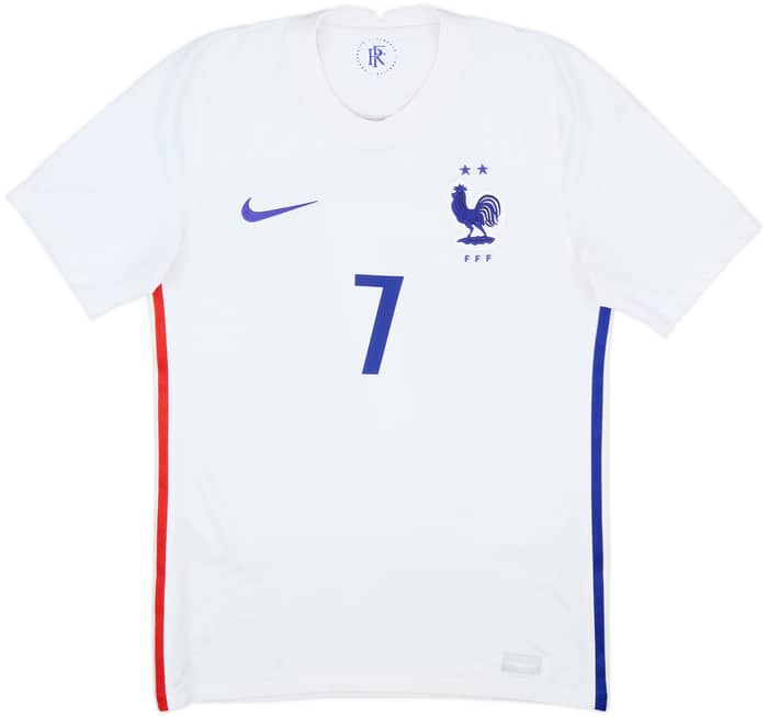 2020-21 France Away Shirt Griezmann #7 - 7/10 - (XS)