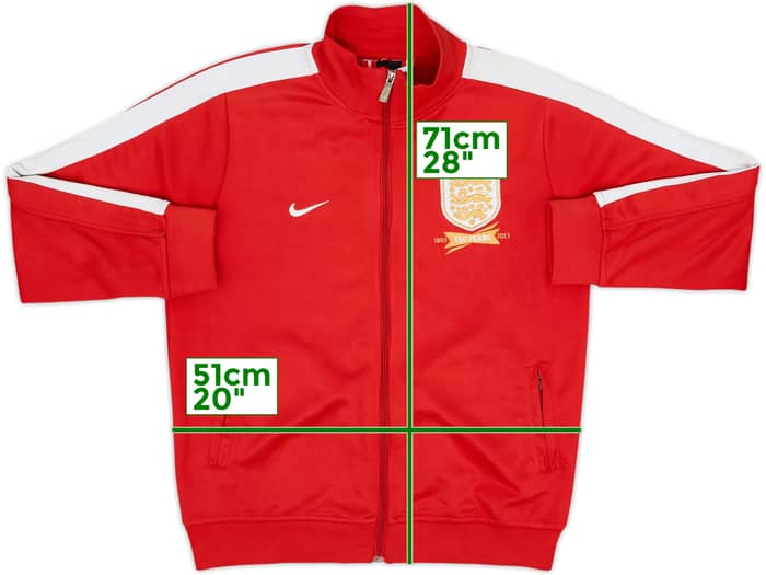 2013-14 England Nike Track Jacket - 7/10 - (M)