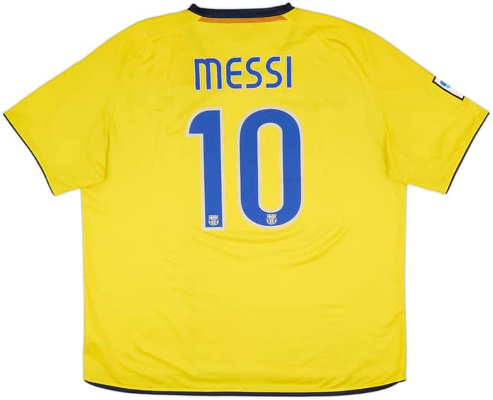 2008-10 Barcelona Away Shirt Messi #10 - 5/10 - (XXL)
