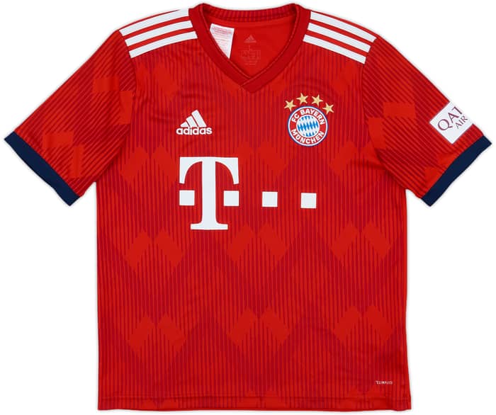 2018-19 Bayern Munich Home Shirt - 8/10 - (L.Boys)