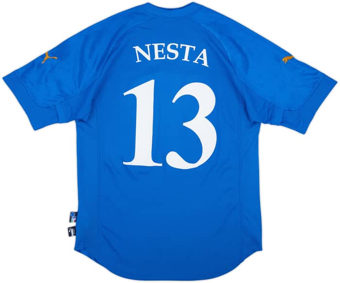 2004-06 Italy Home Shirt Nesta #13 - 9/10 - (L)