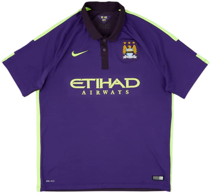 2014-15 Manchester City Third Shirt Silva #21 - 7/10 - (XL)