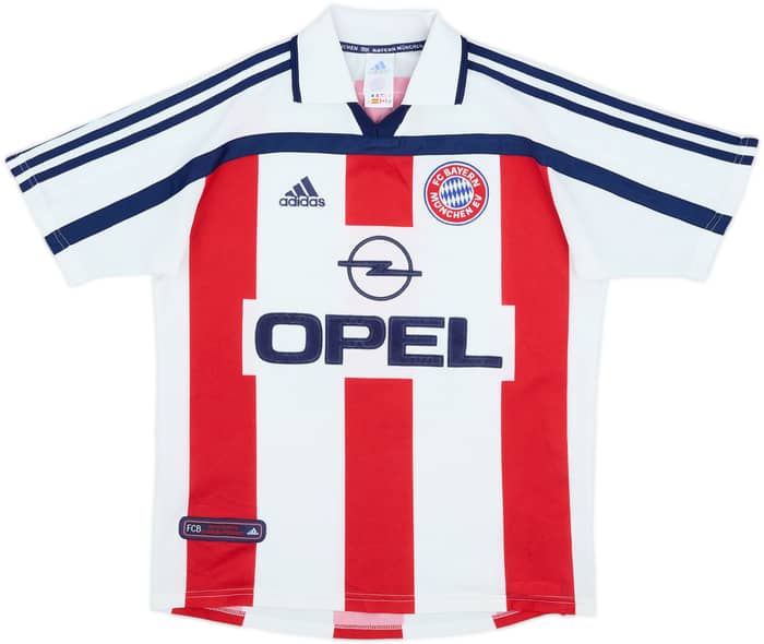 2000-01 Bayern Munich Away Shirt Elber #9 - 6/10 - (XL.Boys)