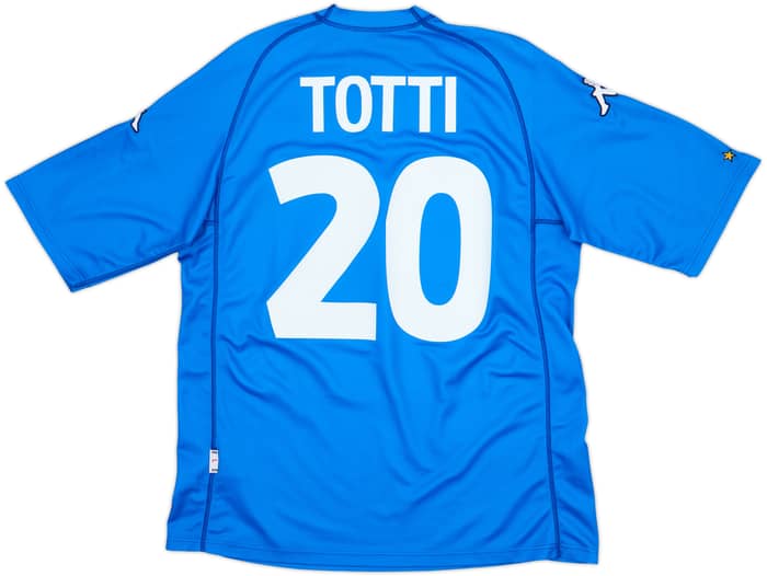 2000-01 Italy Basic Home Shirt Totti #20 - 6/10 - (L)