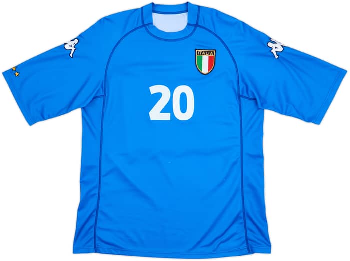 2000-01 Italy Basic Home Shirt Totti #20 - 6/10 - (L)