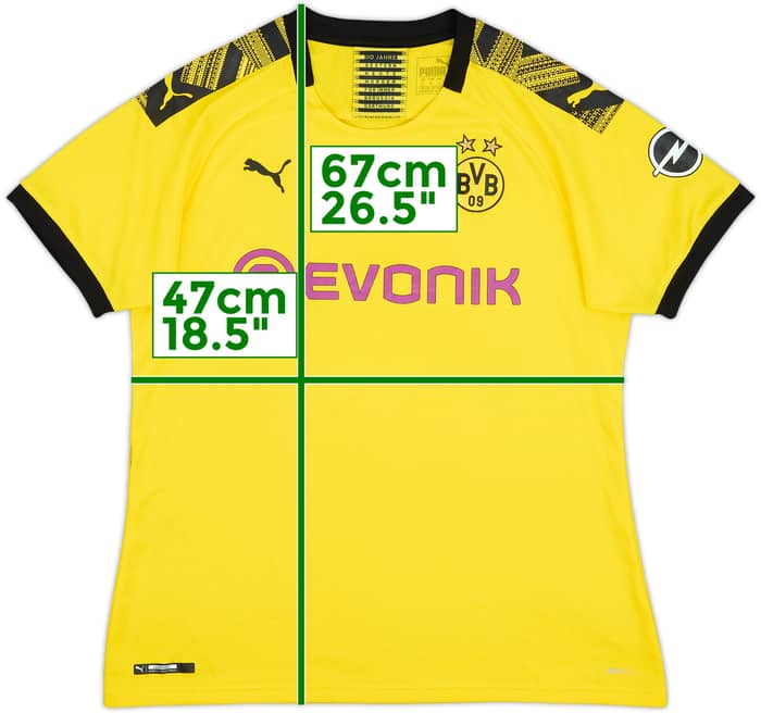 2019-20 Borussia Dortmund Home Shirt - 9/10 - (Women's L)