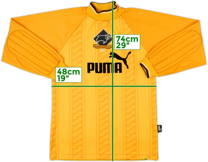 1995-96 Derby County GK Shirt #1 - 7/10 - (S)
