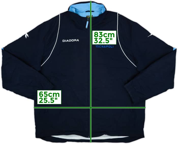 2006-07 Napoli Diadora Track Jacket - 8/10 - (XL)
