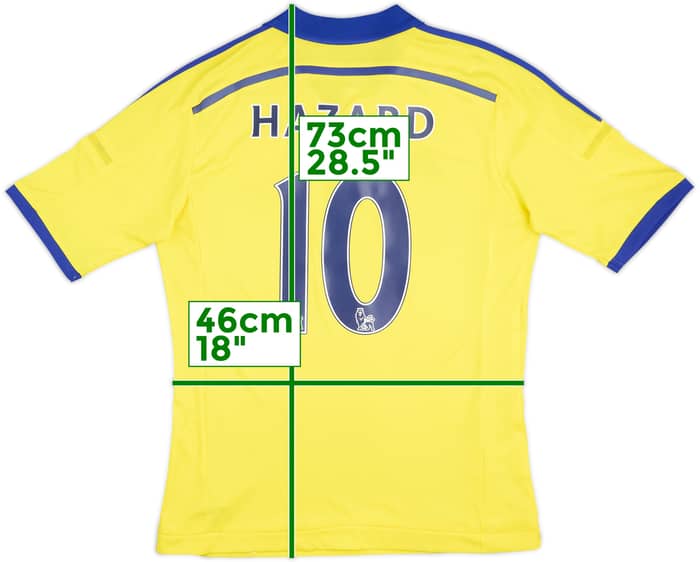 2014-15 Chelsea Away Shirt Hazard #10 - 5/10 - (L)