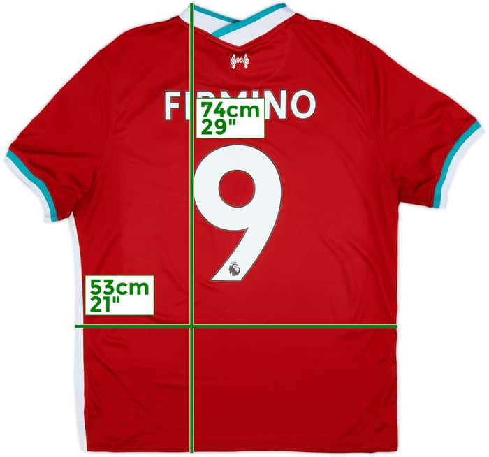 2020-21 Liverpool Home Shirt Firmino #9 - 7/10 - (XL)