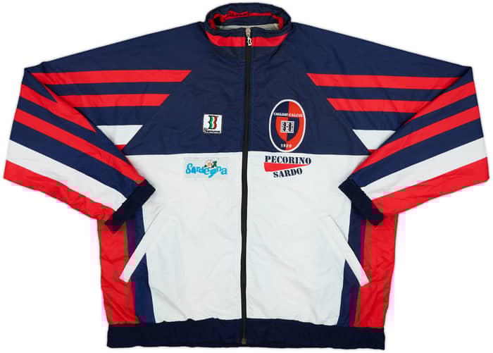 1998-00 Cagliari Player Issue Biemme Track Jacket - 7/10 - (XL)