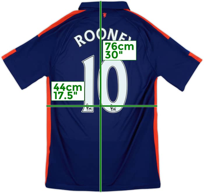 2014-15 Manchester United Third Shirt Rooney #10 - 6/10 - (M)