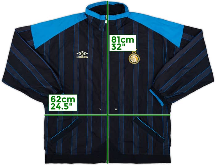 1994-95 Inter Milan Umbro Track Jacket - 7/10 - (L)