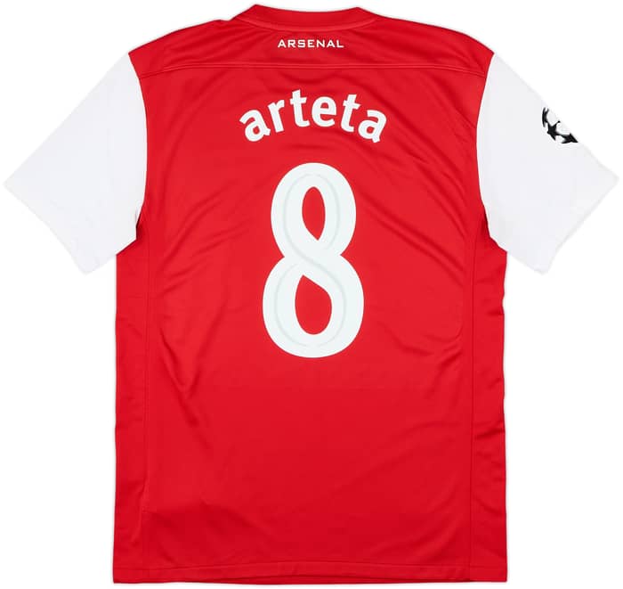2011-12 Arsenal Home Shirt Arteta #8 - 8/10 - (M)
