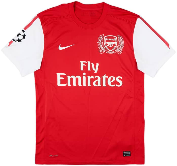 2011-12 Arsenal Home Shirt Arteta #8 - 8/10 - (M)