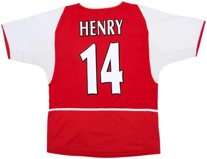 2002-04 Arsenal Home Shirt Henry #14 - 8/10 - (L)