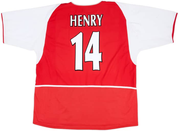 2002-04 Arsenal Home Shirt Henry #14 - 7/10 - (XXL)