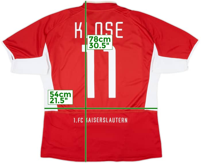 2002-03 Kaiserslautern Home Shirt Klose #11 - 7/10 - (L)