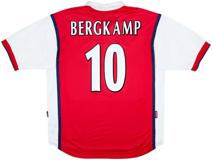 1999-00 Arsenal Home Shirt Bergkamp #10 - 9/10 - (XL)