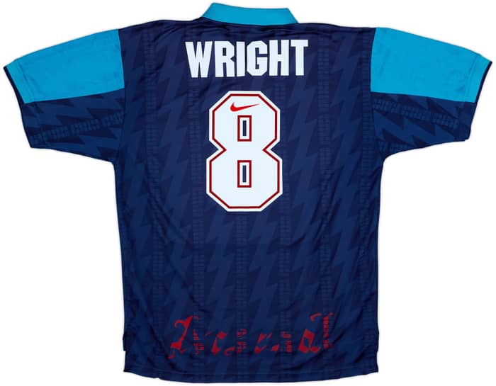 1994-95 Arsenal Away Shirt Wright #8 - 7/10 - (XL)