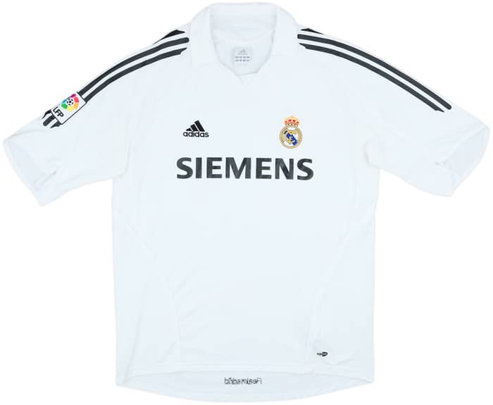 2005-06 Real Madrid Home Shirt Zidane #5 - 6/10 - (L)