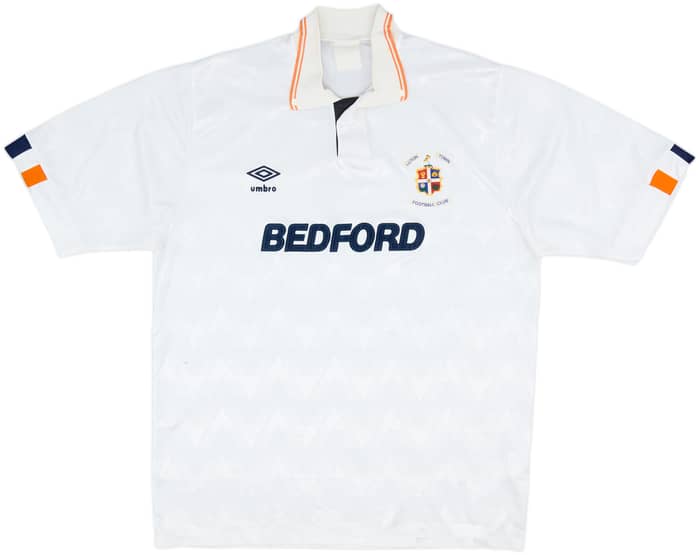 1990-91 Luton Town Home Shirt - 8/10 - (L)