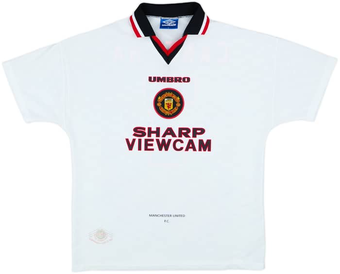 1996-97 Manchester United Away Shirt Cantona #7 - 6/10 - (L)