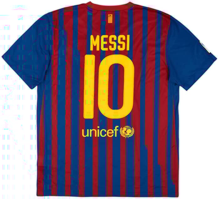 2011-12 Barcelona Home Shirt Messi #10 - 6/10 - (L)