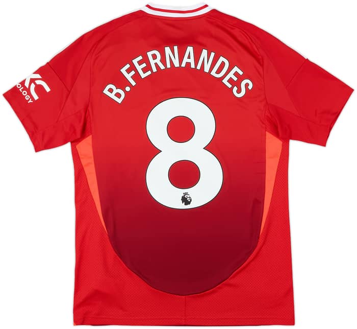 2024-25 Manchester United Home Shirt B.Fernandes #8 - 8/10 - (M)