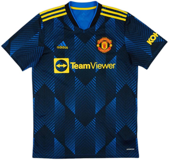 2021-22 Manchester United Third Shirt Sancho #25 - 9/10 - (M)