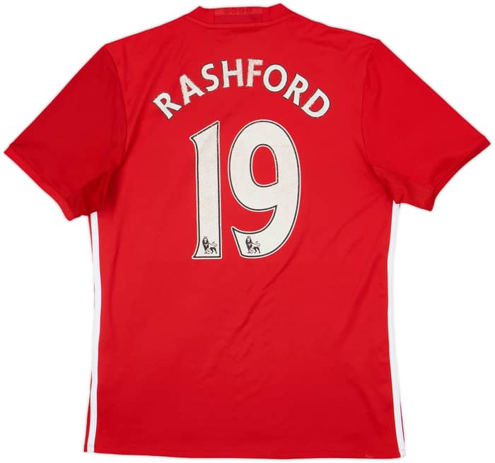 2016-17 Manchester United Home Shirt Rashford #19 - 4/10 - (M)